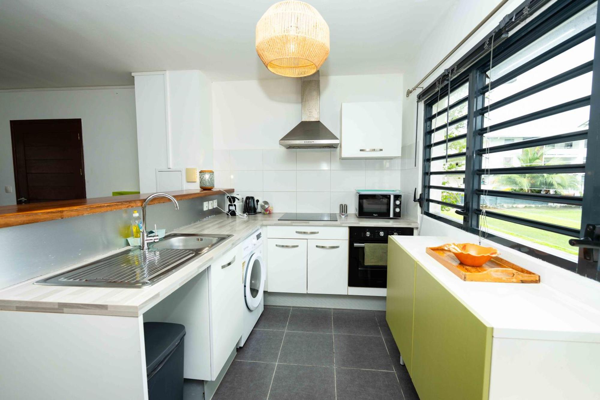 Hibiscus Standing- Appartement Cosy- 2 Chambres Climatisees- Cuisine Equipee- Wifi-Terrasse กาแยน ภายนอก รูปภาพ